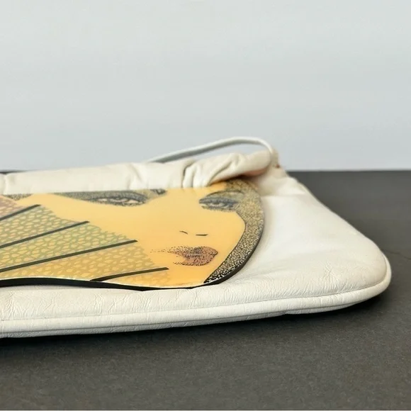 Vintage leather Moon Bag by Patricia Smith in 1987 - Picture 2 of 14